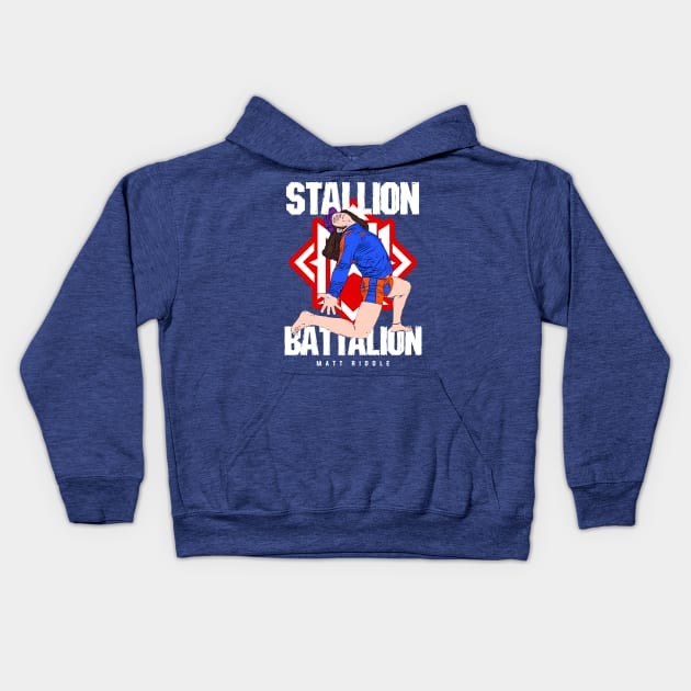 Stallion Battalion Kids Hoodie by lockdownmnl09